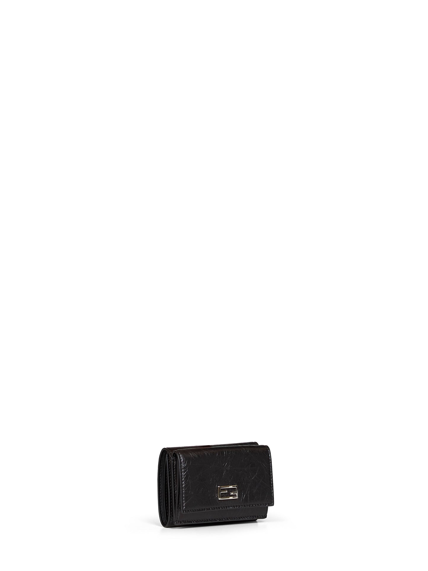 Black Mini Trifold Tube compact wallet