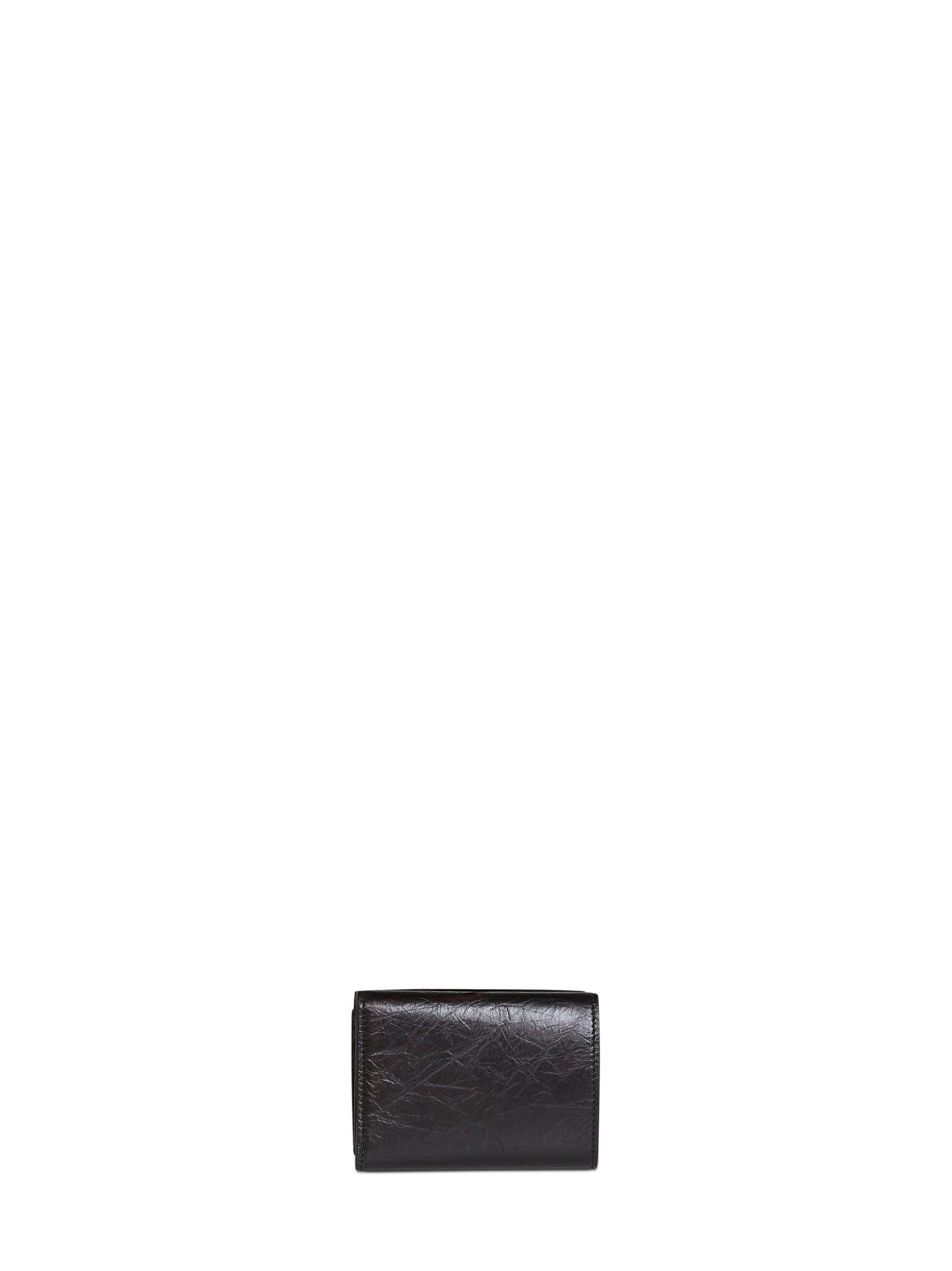Black Mini Trifold Tube compact wallet