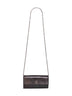 Black Continental With Chain Tube wallet on chain