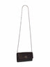 Black Continental With Chain Tube wallet on chain