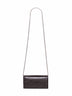 Black Continental With Chain Tube wallet on chain