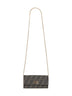 Portafogli con catena Continental With Chain Tube tabacco marrone