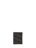 Tobacco brown Card Case FF Jacquard card case