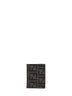 Tobacco brown Card Case FF Jacquard card case