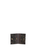 Tobacco brown Card Case FF Jacquard card case