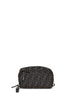 Tobacco brown Double Zip Small beauty case