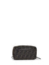 Tobacco brown Double Zip Small beauty case