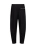Black parachute canvas cargo trousers