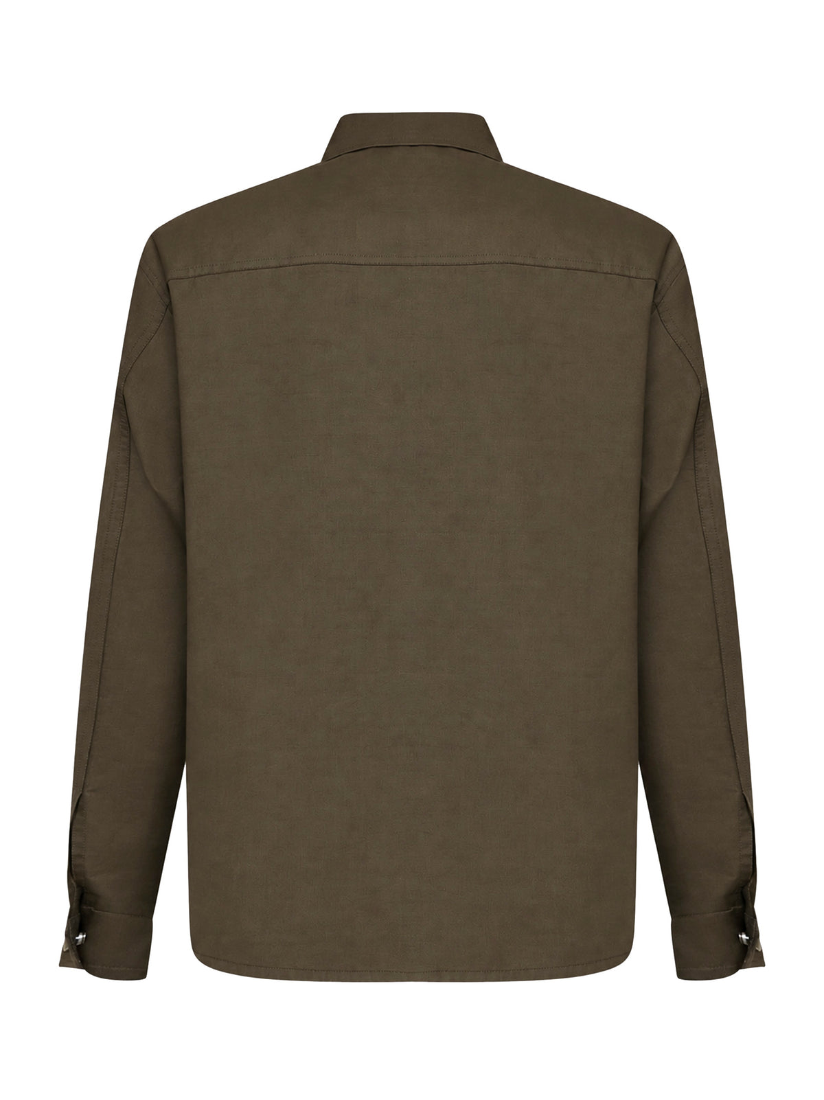 Grey-green Mackintosh fabric overshirt