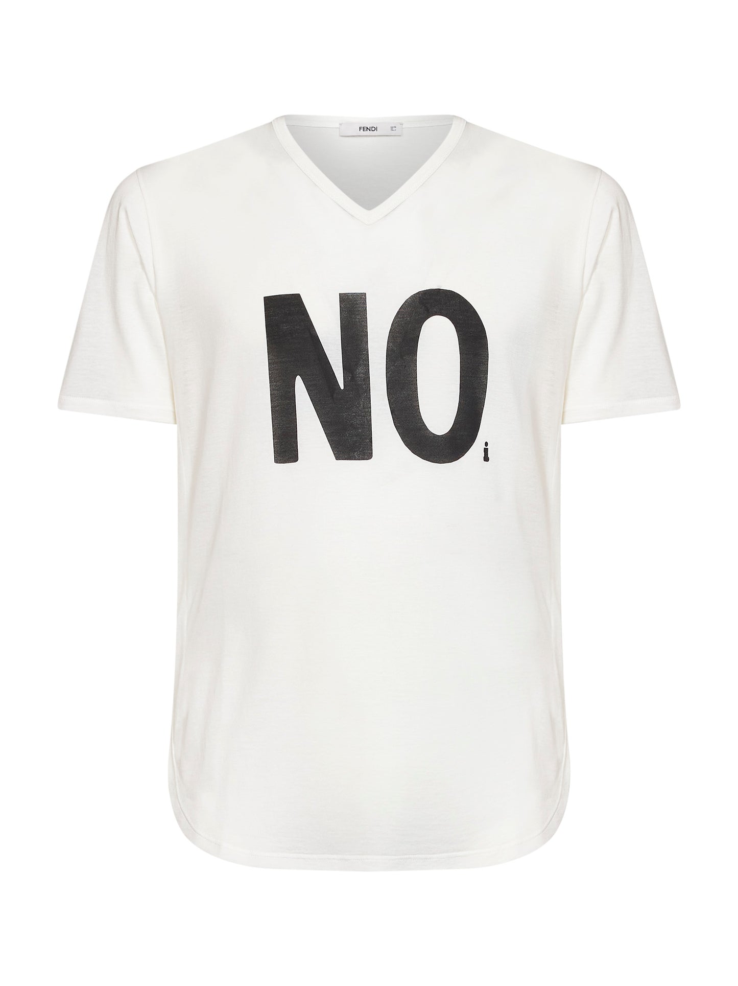 Ivory lightweight organic cotton jersey Noi-print T-shirt