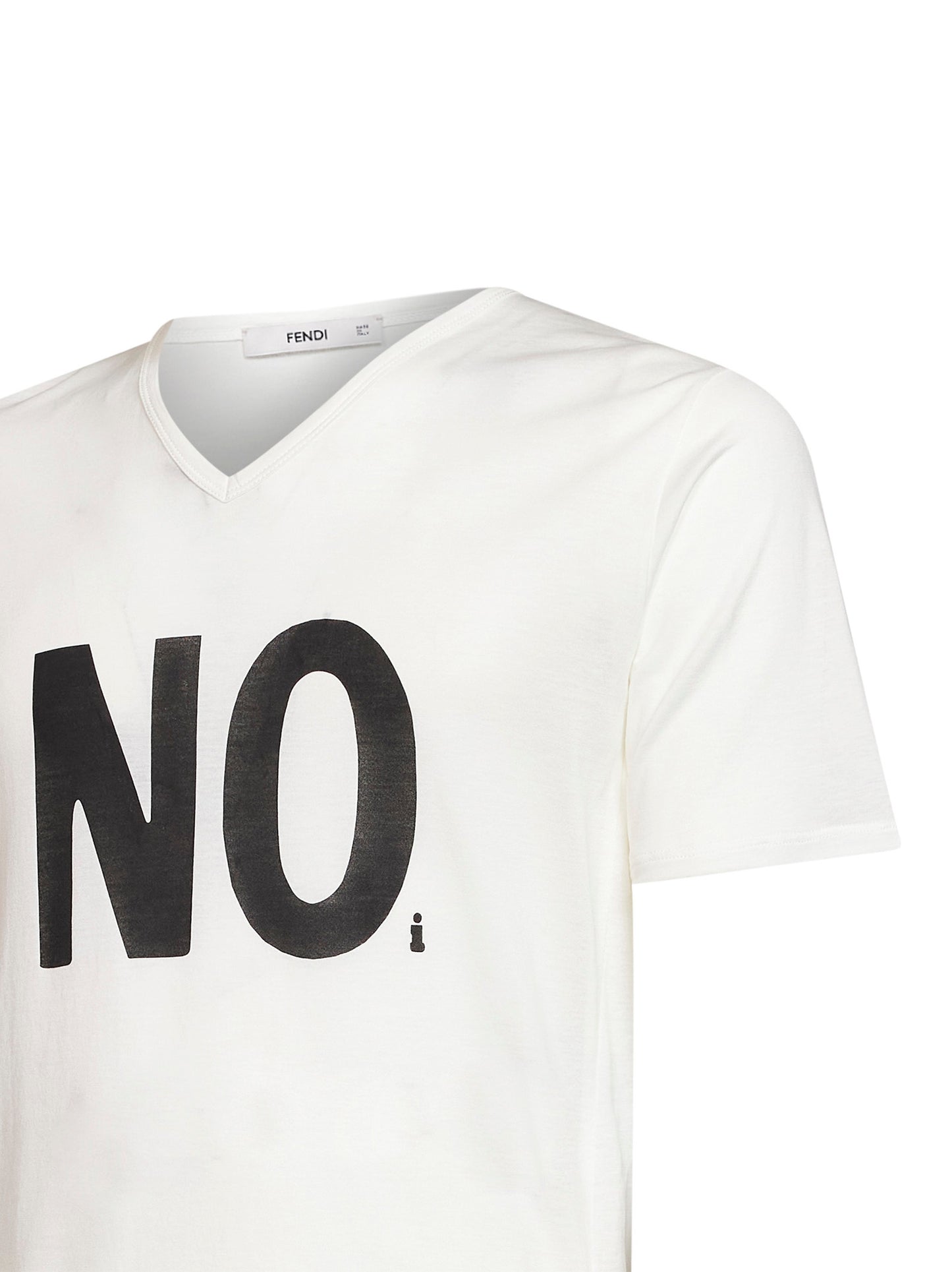 Ivory lightweight organic cotton jersey Noi-print T-shirt