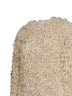 Ivory long-pile cashmere and mohair jacket<BR/>
