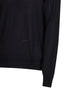 Maglia in lana leggera nera con ricamo