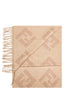 Beige FF wool scarf