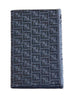 Sciarpa FF in lana blu denim
