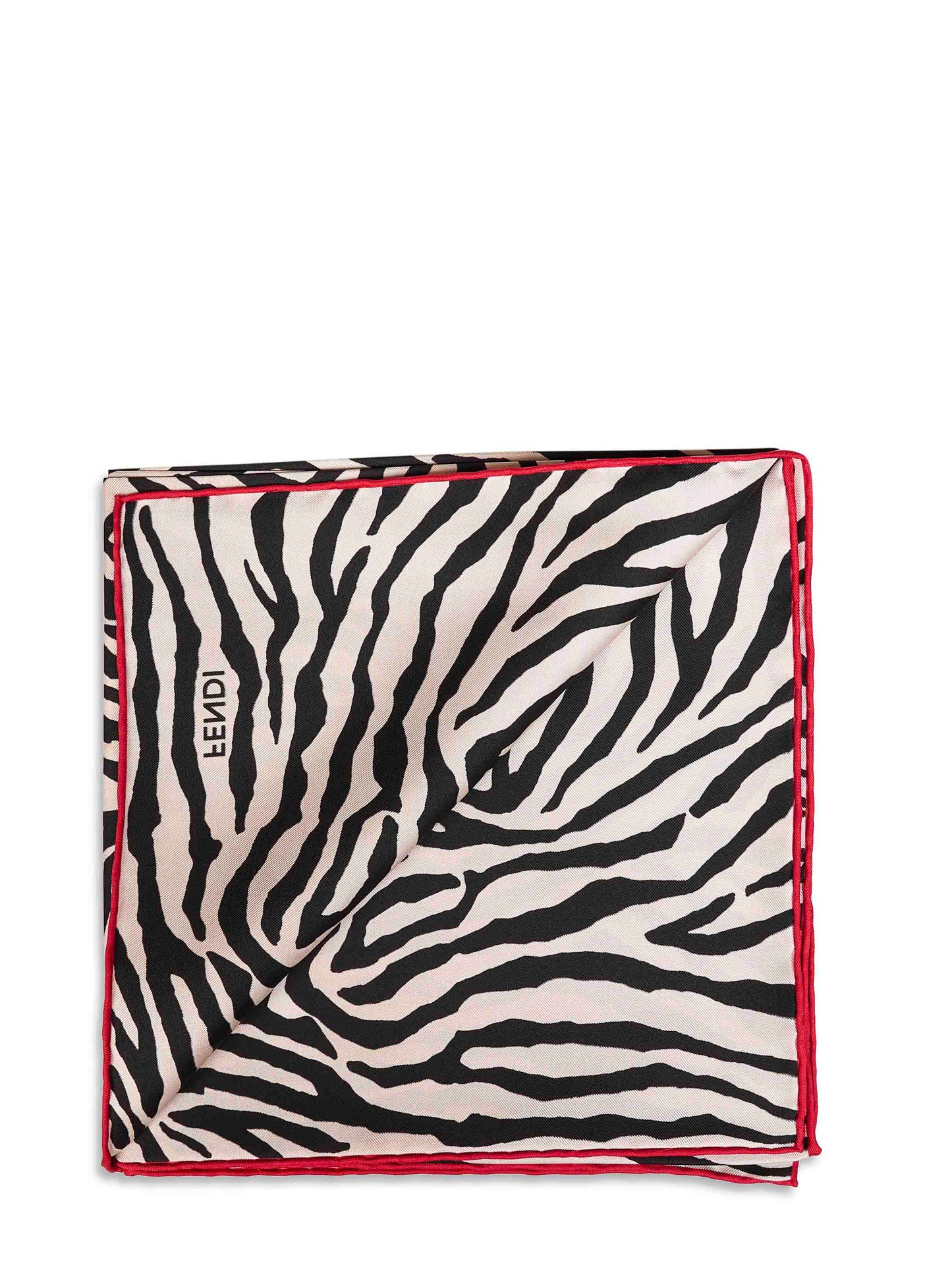 Foulard Fendi in seta con stampa Tiger animalier