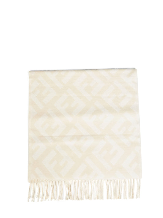Camelia cashmere FF scarf