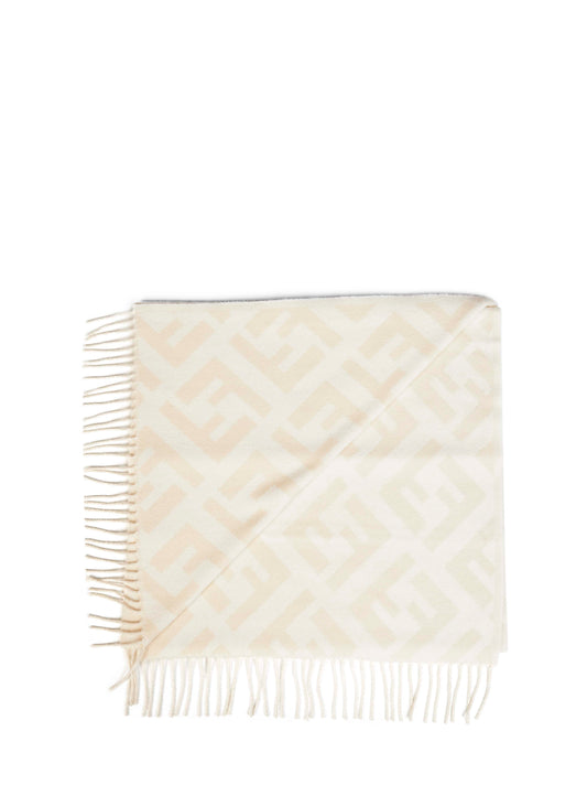 Camelia cashmere FF scarf