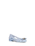 Light blue rubber Nara Jelly ballet flats