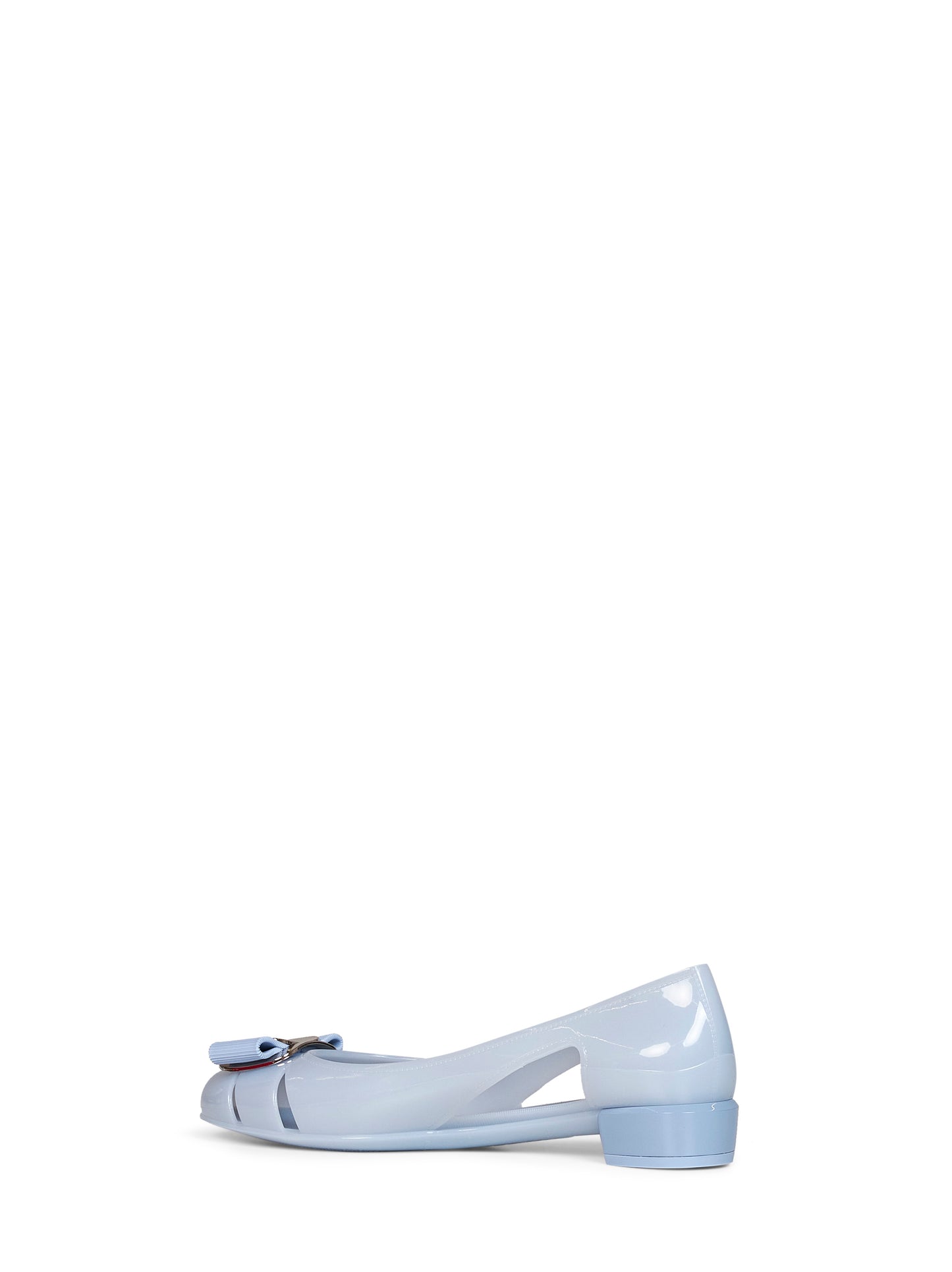 Light blue rubber Nara Jelly ballet flats