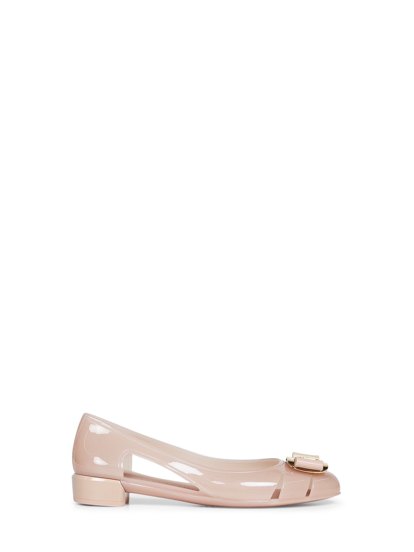 Ballerine Nara Jelly in gomma rosa polvere