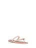 Pink rubber Vara bow thong sandals