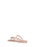 Pink rubber Vara bow thong sandals