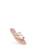 Pink rubber Vara bow thong sandals