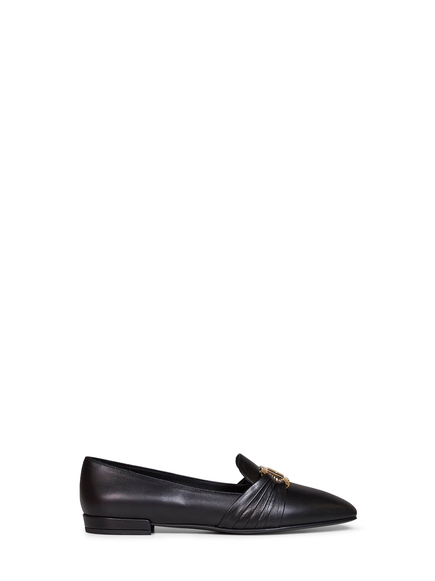 Black Lumie loafers with Gancini ornament