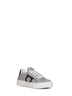 Grey calf leather Gancini sneakers