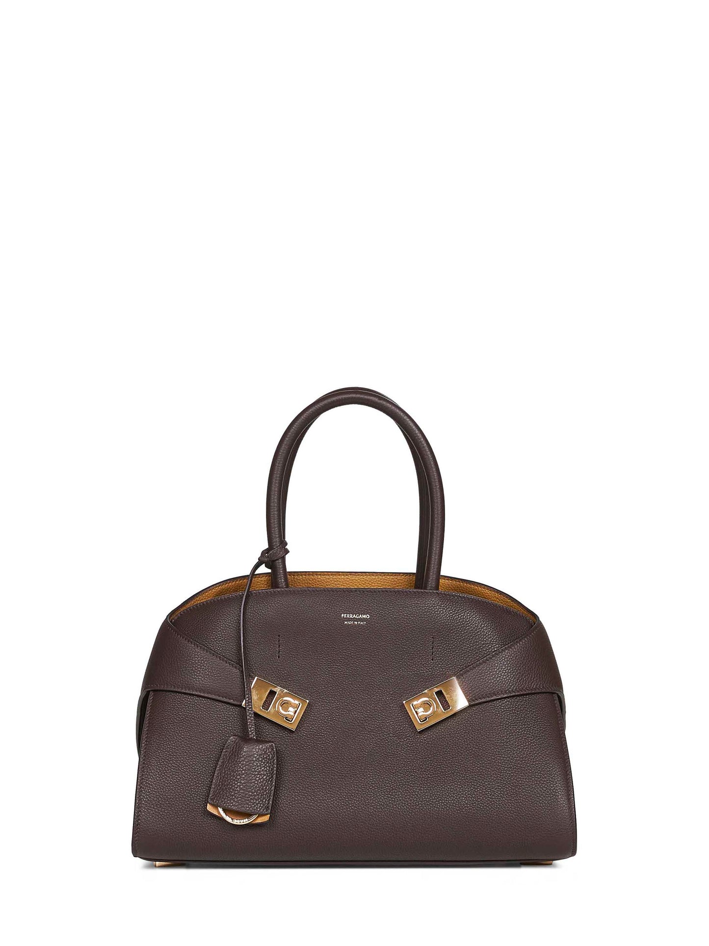 Borsa a mano Hug bicolore (M) marrone