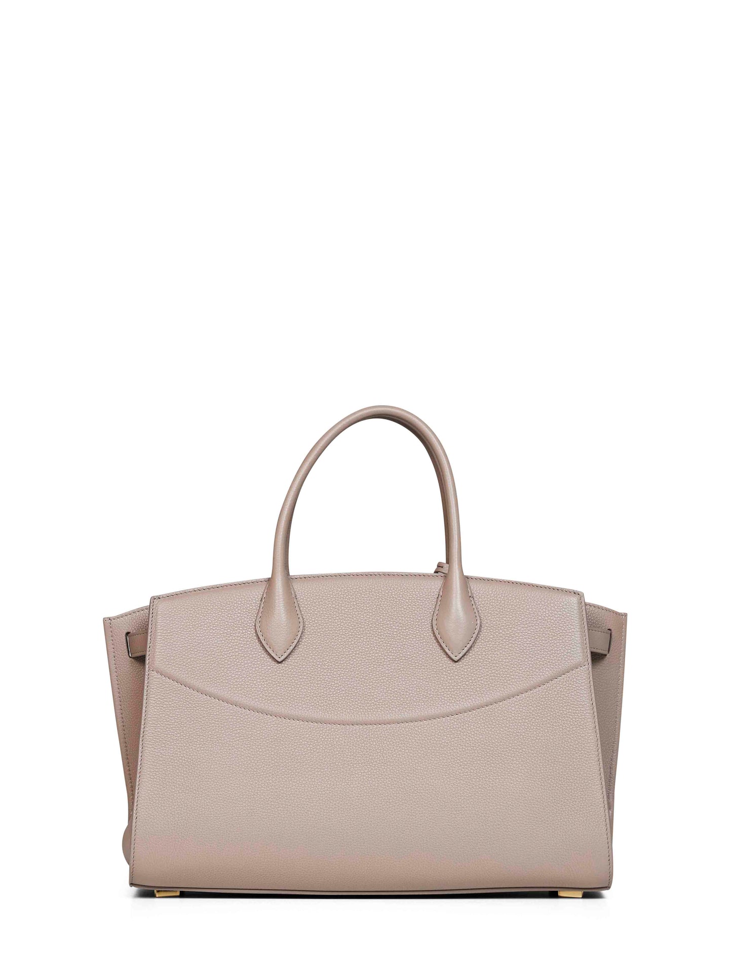 Borsa a mano New Ferragamo Studio soft bag (L) tortora caldo