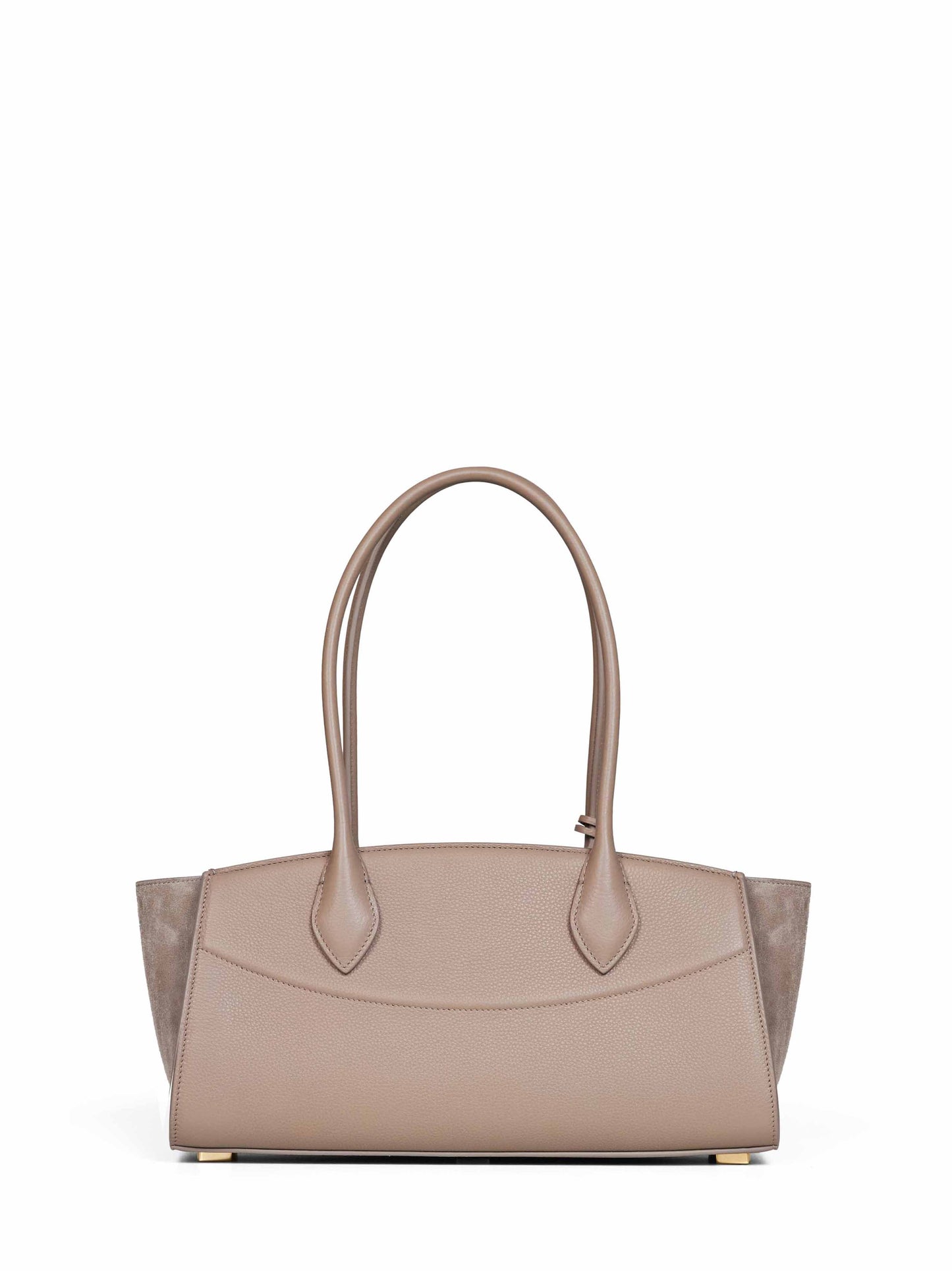 Borsa a mano New Ferragamo Studio soft bag East West (M) tortora