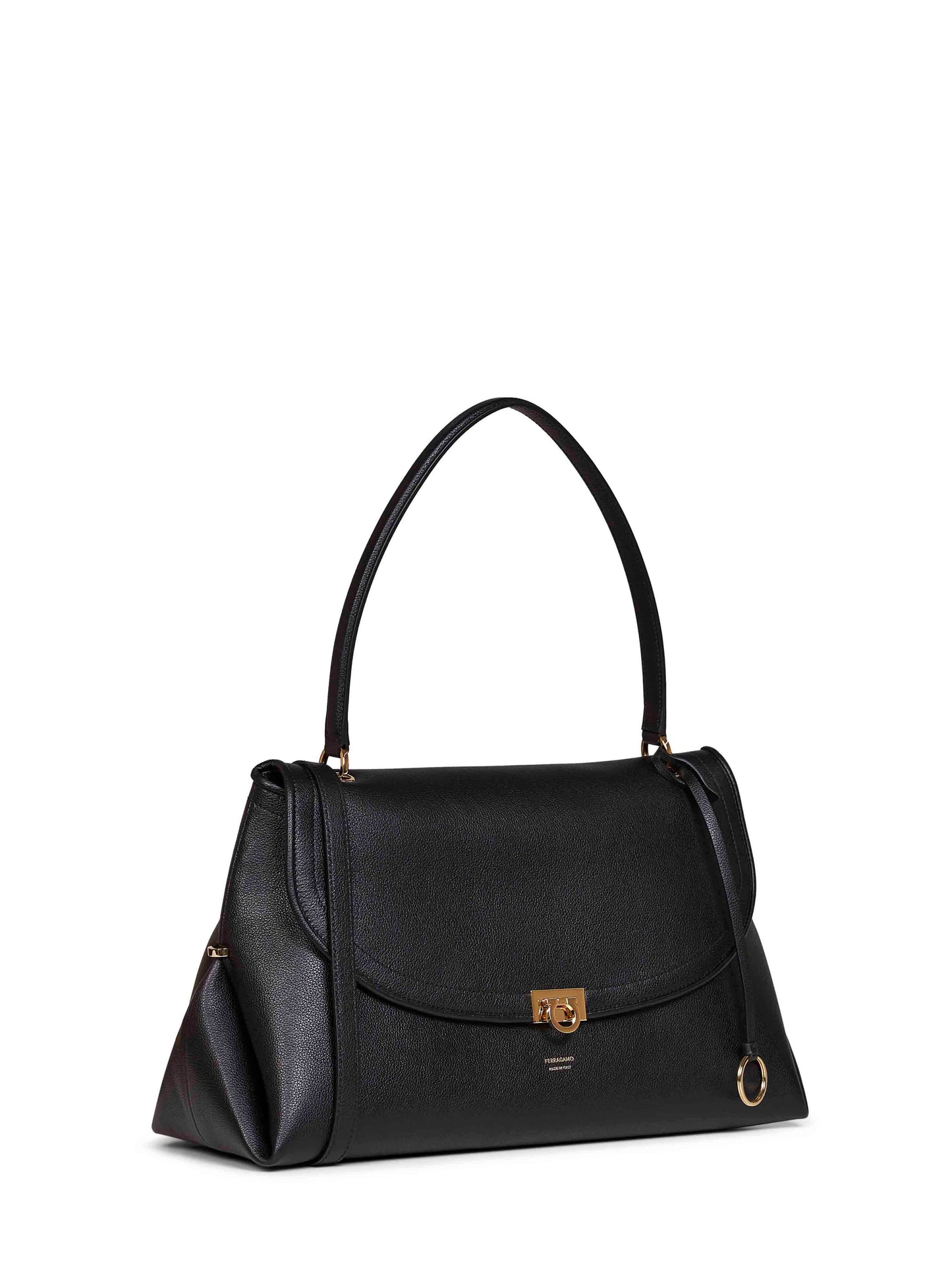 Black Ferragamo Sofia 2026 (L) shoulder bag