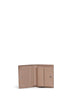 Warm taupe Gancini compact wallet