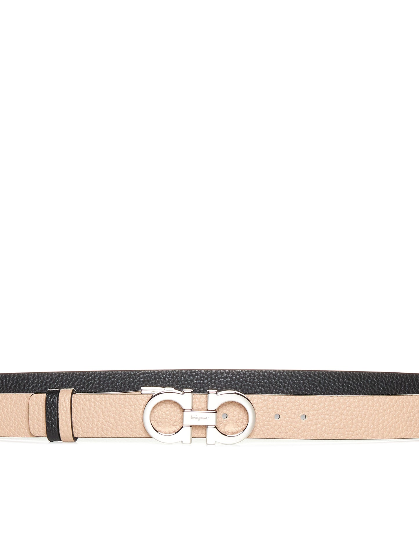 Reversible and adjustable Gancini belt
