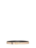 Gancini reversible leather belt by Ferragamo
