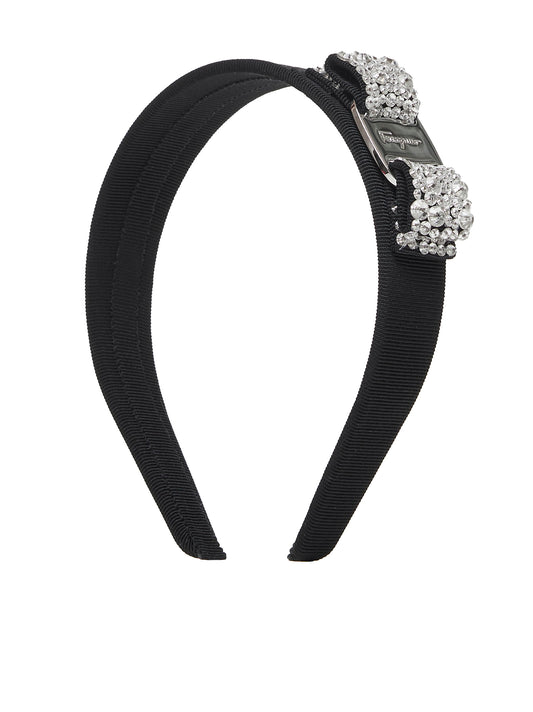 Black Vara bow headband