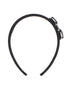 Vara rhinestone bow grosgrain headband by Ferragamo