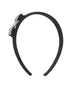 Vara rhinestone bow grosgrain headband by Ferragamo