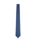 Blue silk Tetris print tie