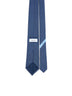 Blue silk Tetris print tie