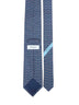 Marine blue Gancini silk twill Zelig tie