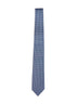 Dark blue Gancini silk twill Carato tie