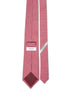 Cravatta Carato in twill di seta Gancini rosso
