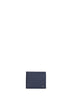Portafoglio Gancini in vitello martellato blu navy scuro