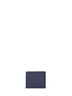 Portafoglio Gancini in vitello martellato blu navy scuro