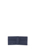 Portafoglio Gancini in vitello martellato blu navy scuro