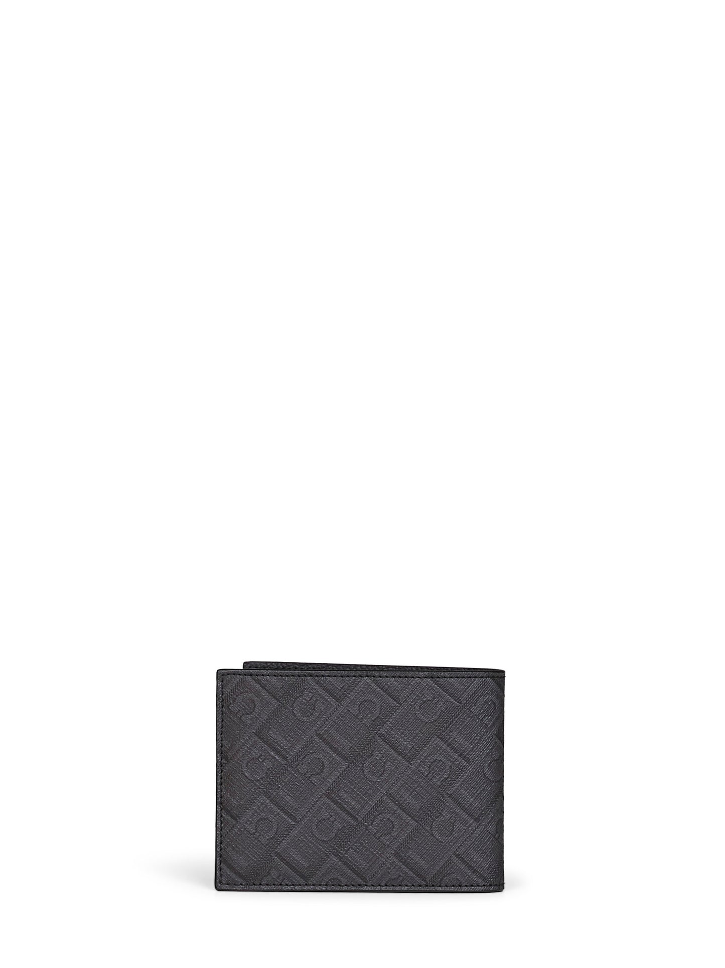 Portafoglio Ferragamo Monogram nero e grigio