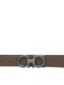 Gancini reversible leather belt